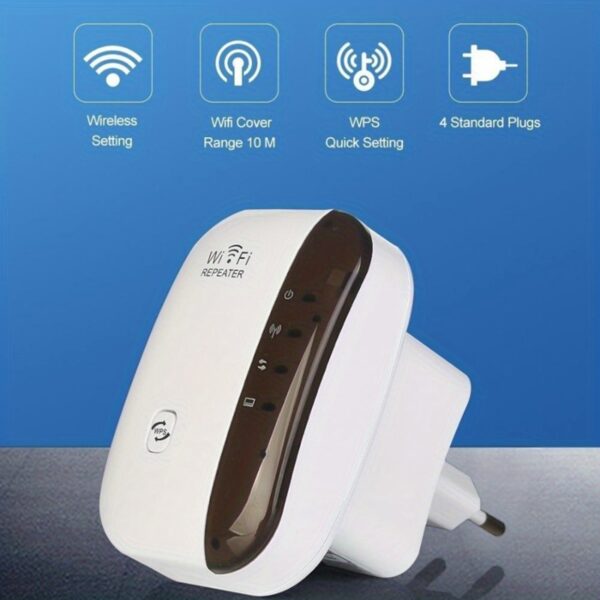 Amplificador de señal WiFi repetidor Wifi haz que llegue el Wifi a donde no llega dentro de tu casa. - Imagen 4