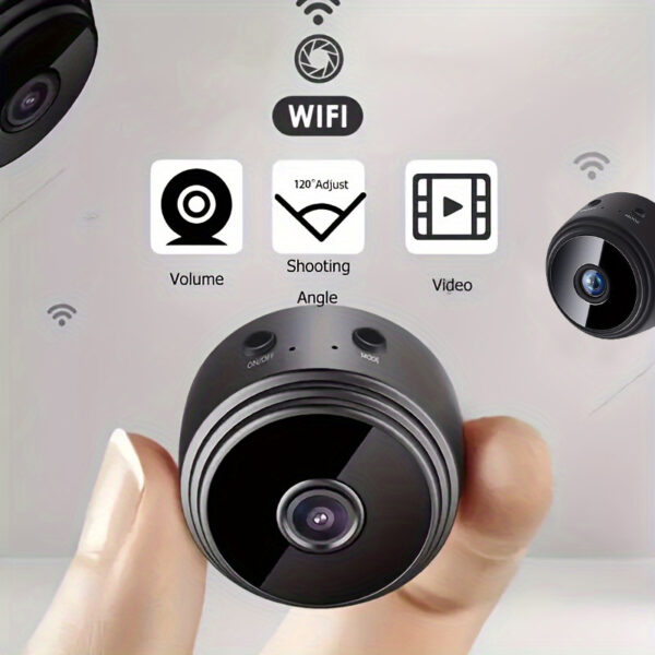 Cámara De Seguridad Para El Hogar Inteligente Mejorada, Cámara IP WiFi 2.4G Con Visión Nocturna - Imagen 9