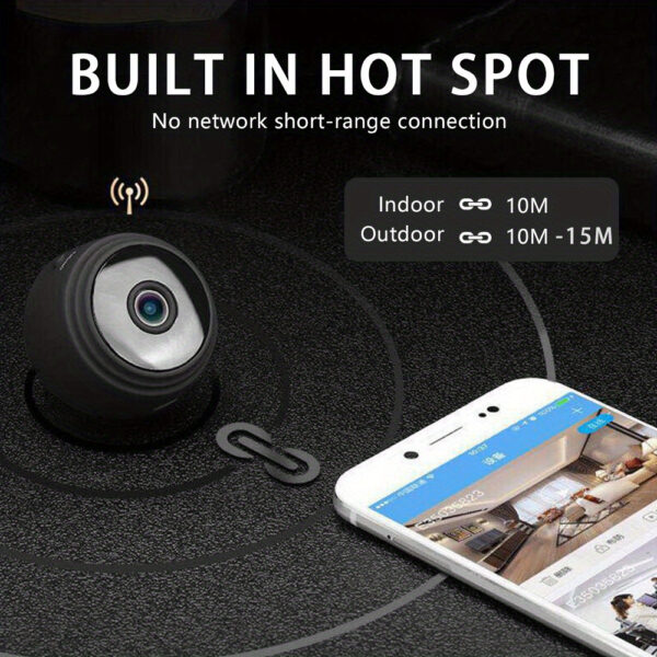 Cámara De Seguridad Para El Hogar Inteligente Mejorada, Cámara IP WiFi 2.4G Con Visión Nocturna - Imagen 11