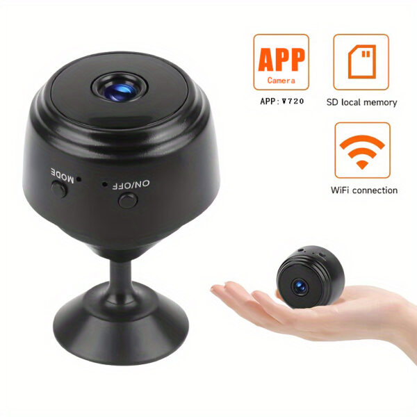 Cámara De Seguridad Para El Hogar Inteligente Mejorada, Cámara IP WiFi 2.4G Con Visión Nocturna - Imagen 8