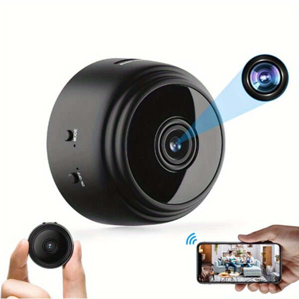 Cámara De Seguridad Para El Hogar Inteligente Mejorada, Cámara IP WiFi 2.4G Con Visión Nocturna - Imagen 5