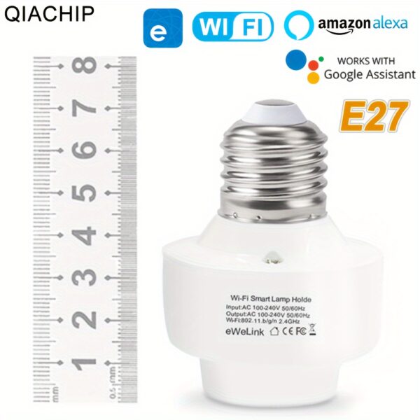 socket wifi inteligente controla cualquier foco o lampara con alexa google assistant smartphone pon horarios timers control de voz de tu foco - Imagen 4