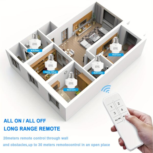 socket wifi inteligente controla cualquier foco o lampara con alexa google assistant smartphone pon horarios timers control de voz de tu foco - Imagen 11