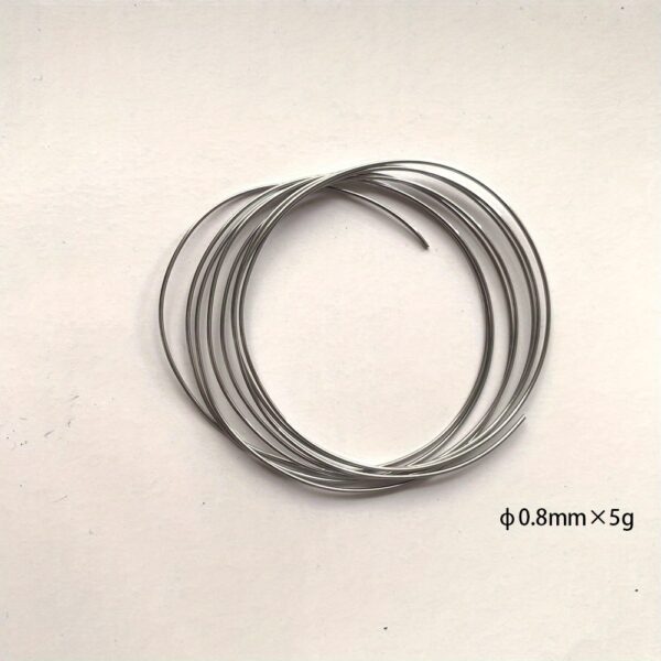 Rollo de Soldadura Alambre de Soldadura de Estaño y Plomo de Alta Pureza con Núcleo de flux para Soldadura Eléctrica Contiene 2.2% de Flux (0.8mm*50g) - Imagen 7