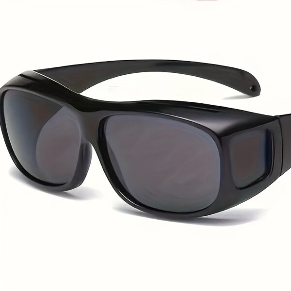 Paquete de 2 lentes, amarillos y oscuros para conducir vision nocturna se pueden usar sobre tus lentes de aumento - Imagen 10