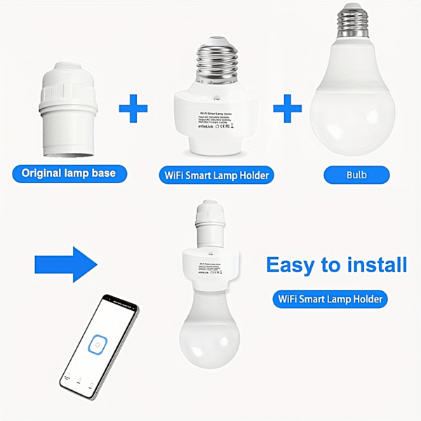 socket wifi inteligente controla cualquier foco o lampara con alexa google assistant smartphone pon horarios timers control de voz de tu foco - Imagen 7