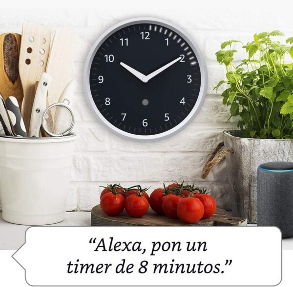 Reloj de pared para Alexa (funciona con Alexa) - Imagen 3