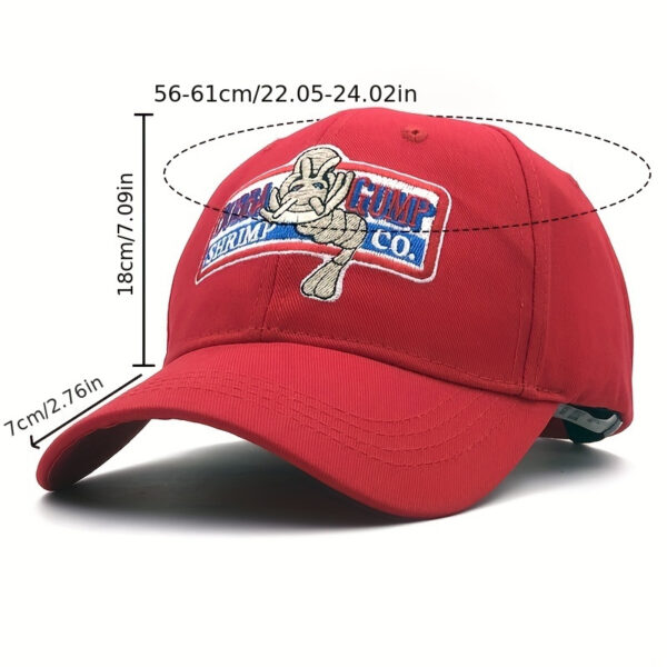 Gorra Roja Bubba Gump Forrest Gump gorra runner gorra corredores - Imagen 6