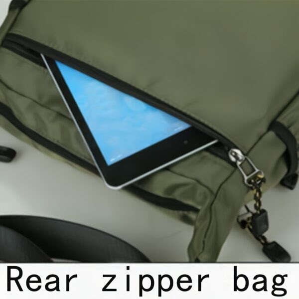 Bolsa bandolera impermeable de gran capacidad, bolsa para estudiantes, bolso para tablet - Imagen 5