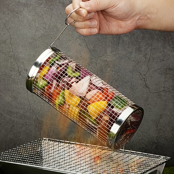 Cesta para cocinar alimentos en asador 2 tamaños disponibles - Imagen 5