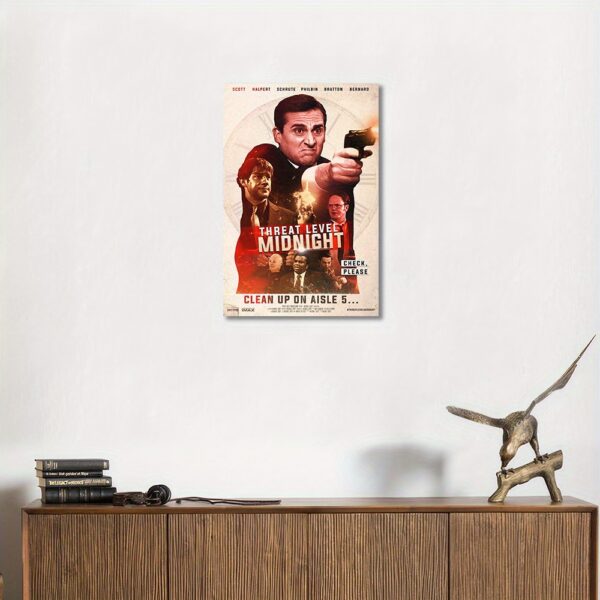 Póster The Office Threat Level Midnight, arte decorativo para pared sin marco 60x40cm - Imagen 4