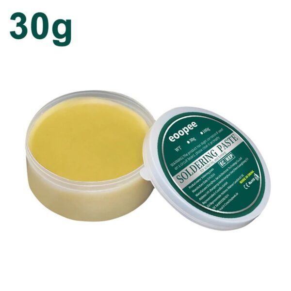 Pasta de soldadura 30g flujo de soldadura sin plomo, pasta de reparación de hierro, aceite de soldadura de estaño - Imagen 2