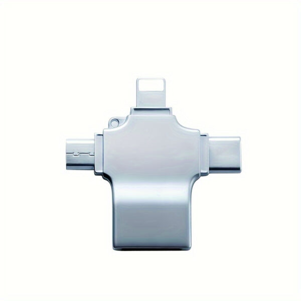 adaptador otg 3 en 1 iphone microusb usb c - Imagen 5