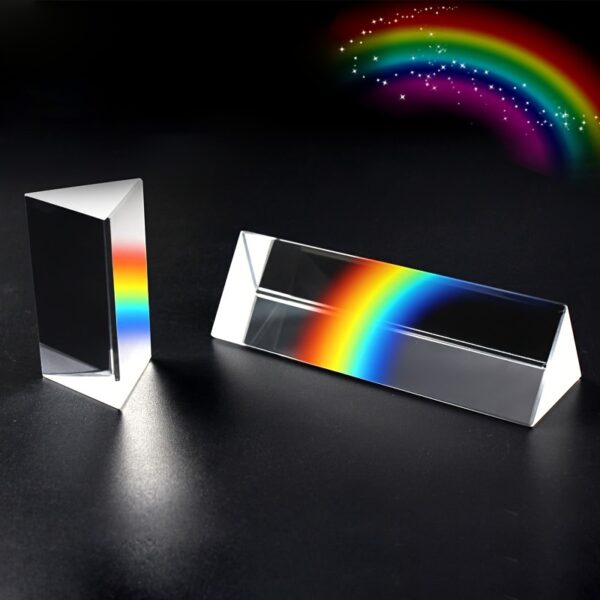 Prisma Para Experimentos Científicos Refracción De Colores Regalos Científicos Enseñar Física Niños - Imagen 2