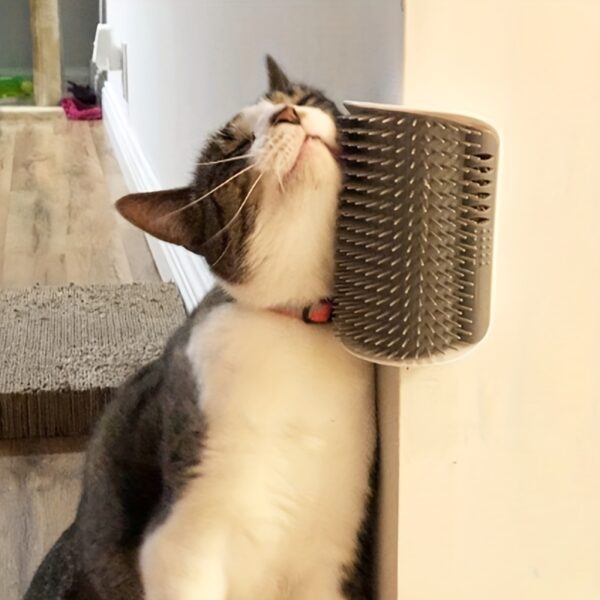 Rascador para gatos quita pelo para gatos esquinero les encanta tallarse en el