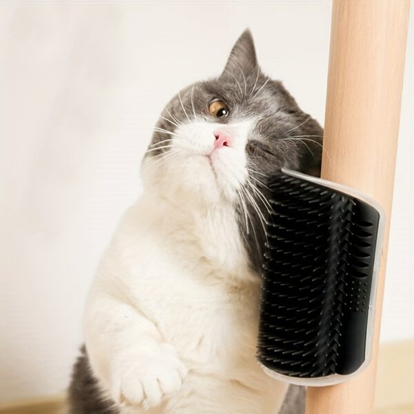 Rascador para gatos quita pelo para gatos esquinero les encanta tallarse en el - Imagen 3