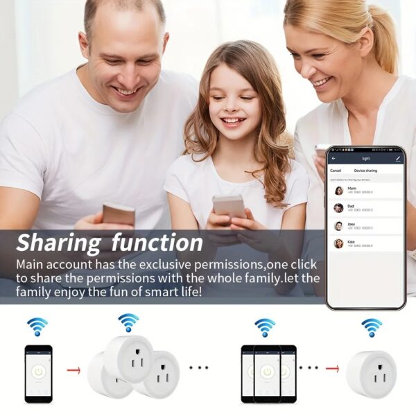 Enchufe inteligente wifi funciona con Alexa Google assistant y tu celular tomacorriente smart plug - Imagen 6