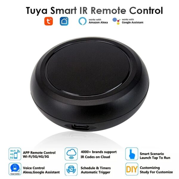 IR control smart para dispositivos con control remoto infrarojo