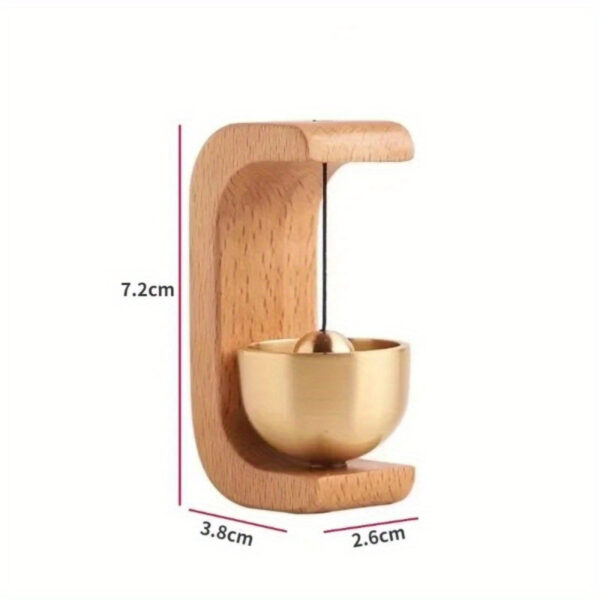 Mini campanita tibetana timbre para puertas sonido relajante - Imagen 3