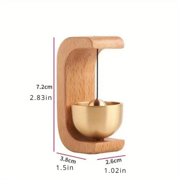 Mini campanita tibetana timbre para puertas sonido relajante - Imagen 10