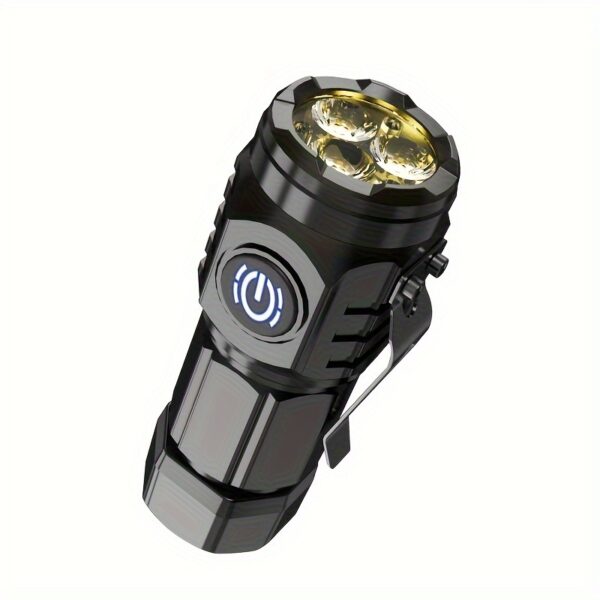 Mini linterna LED USB recargable Tactica mini lampara portatil - Imagen 3