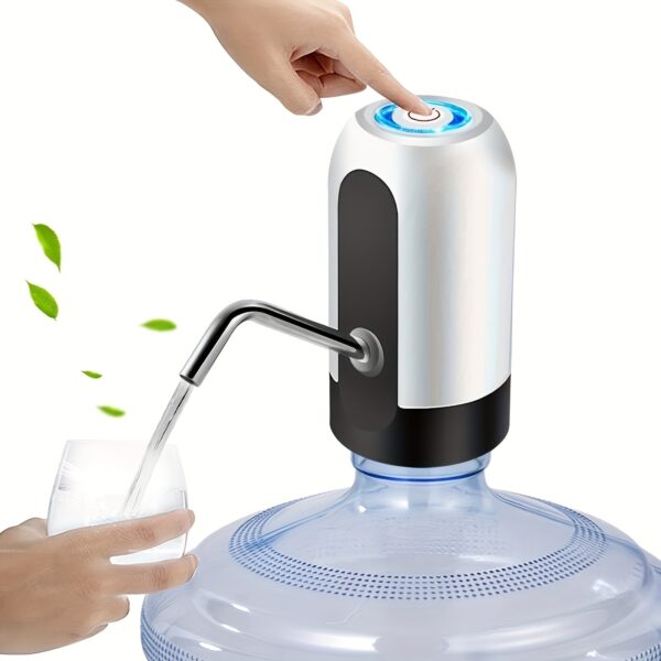 Bomba Eléctrica Recargable por USB para Garrafon - Imagen 3