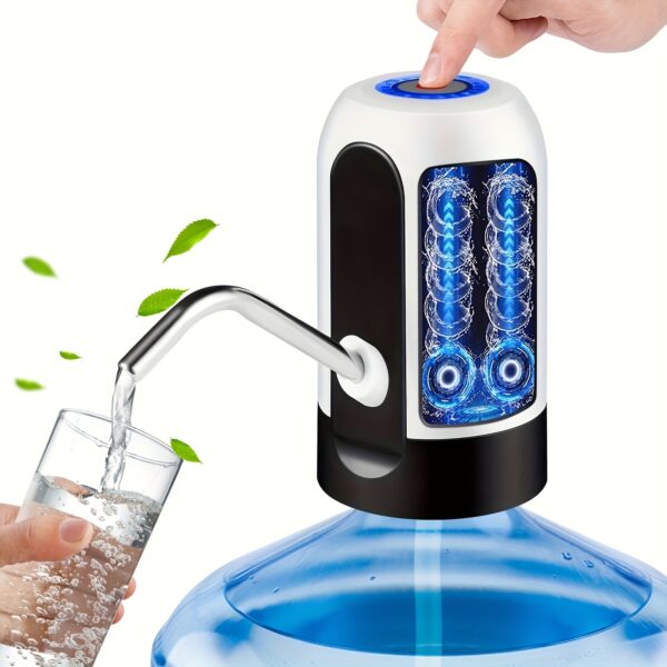 Bomba Eléctrica Recargable por USB para Garrafon