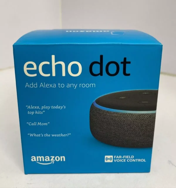Asistente de Voz Amazon Alexa Echo Dot color Negro