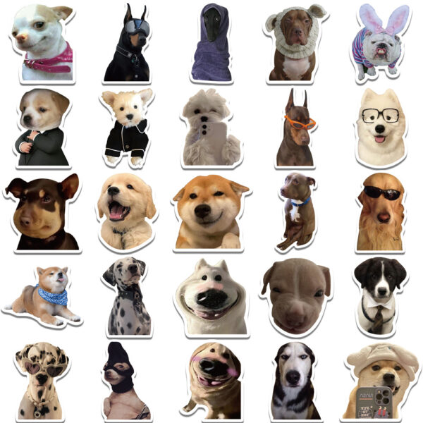 Etiquetas de Perritos Memes paquete de 50 pz. - Imagen 6