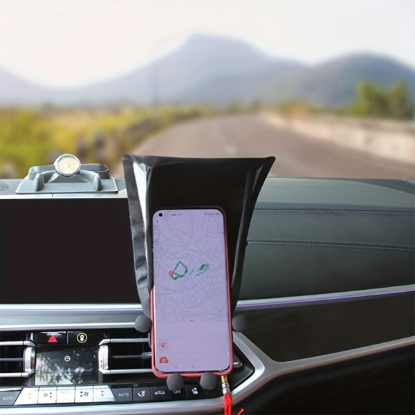 Sombrilla Para Telefono Celular Didi Uber Automovil Protege del Sol tu Smartphone - Imagen 5