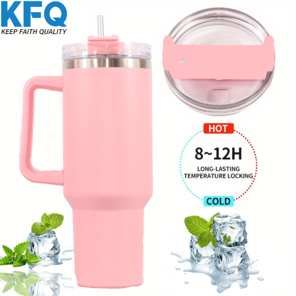 Vaso Termo de 1.2 litros Gran Capacidad Rosa