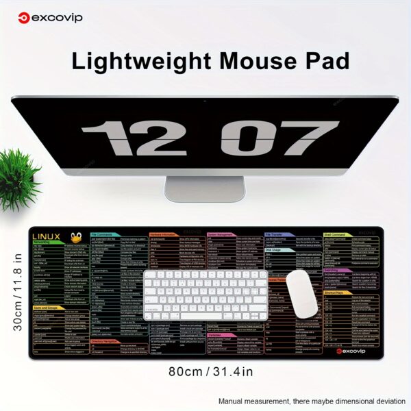 mousepad tapete para raton comandos linux terminal rtfm linux mousepad tux programador sysadmin - Imagen 4