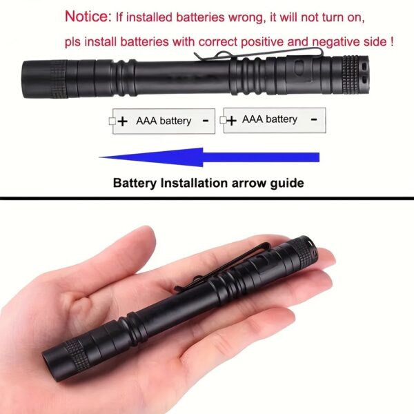 Linterna UV 395nm Luz Negra Portátil (no incluye baterias) - Imagen 3