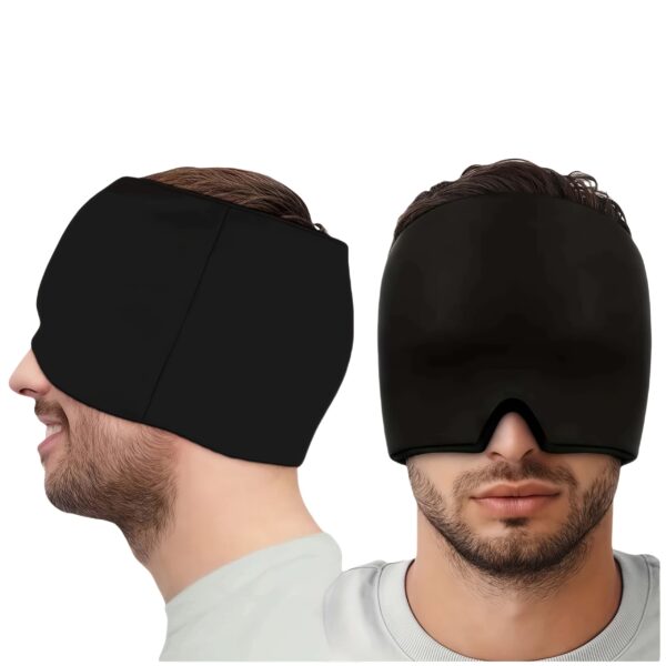 Gorro de gel para migraña dolores de cabeza ojos
