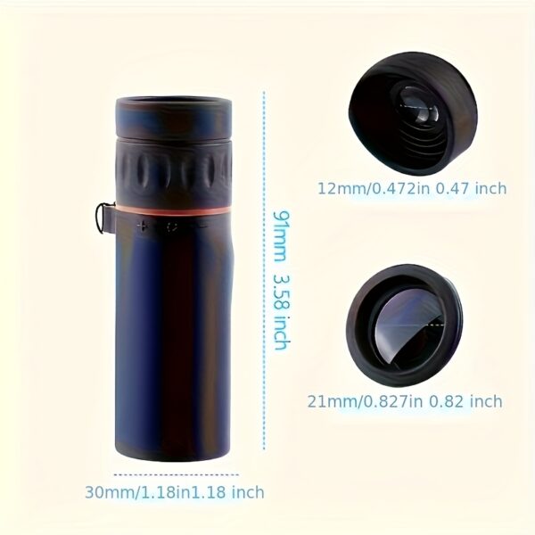 Telescopio Monocular de Alta Definición Portátil y Potente - Imagen 2