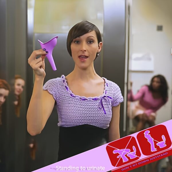 urinal femenino embudo portatil y reutilizable haz pipi parada - Imagen 12