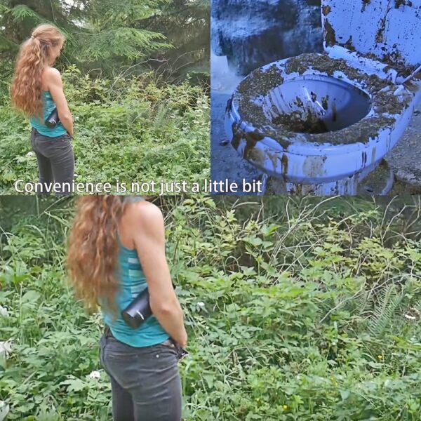 urinal femenino embudo portatil y reutilizable haz pipi parada - Imagen 10
