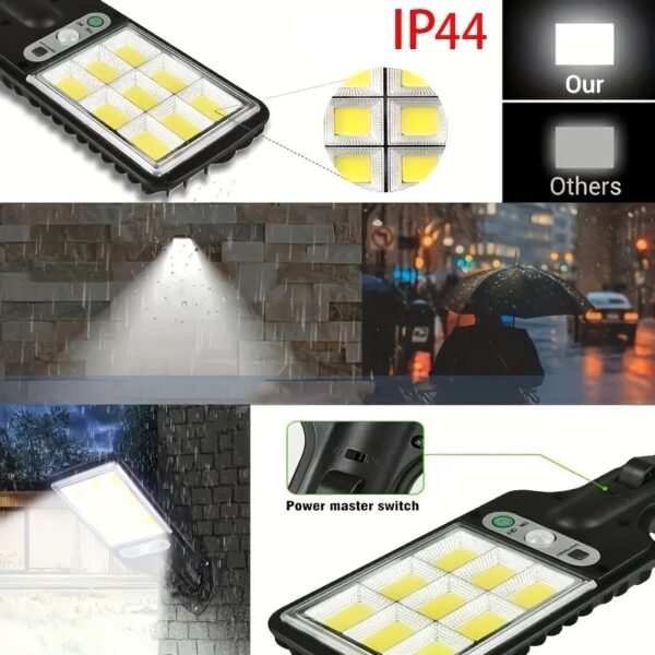 Led Lampara Luz De Pared Solar Para Exteriores - Imagen 2