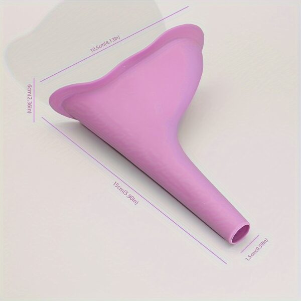 urinal femenino embudo portatil y reutilizable haz pipi parada - Imagen 4